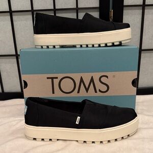 TOMS Alpargata Lug Black Utility Twill